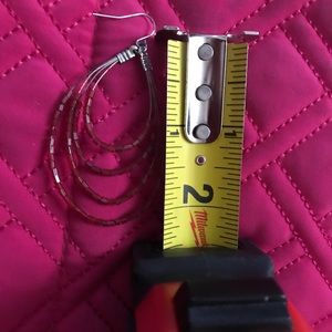 Long hopped beaded earrings